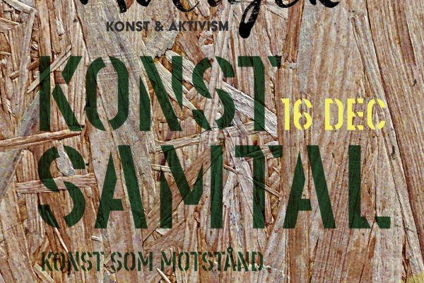 Avtryck går på konstsamtal i grupp